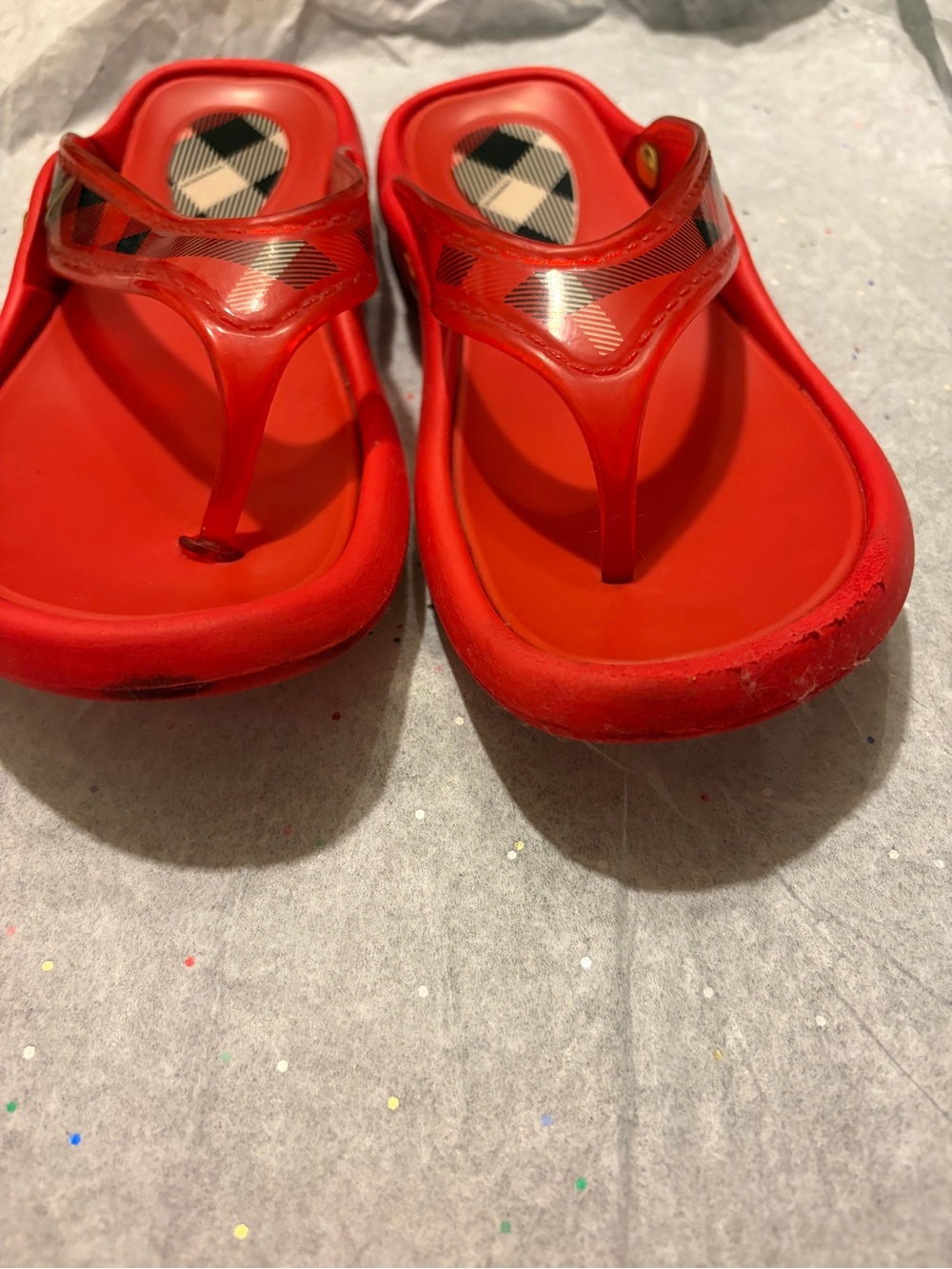 Burberry Woman Thong Flat Shoes Size 39 - Picture 6 of 12
